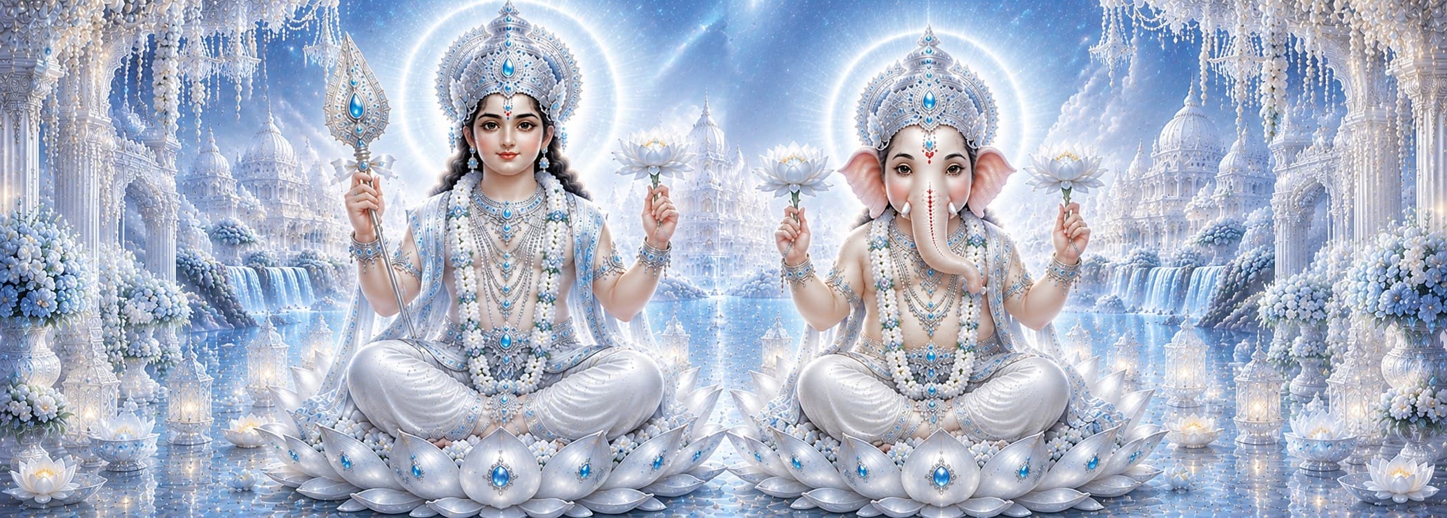 Ganesh and Kartikeya
